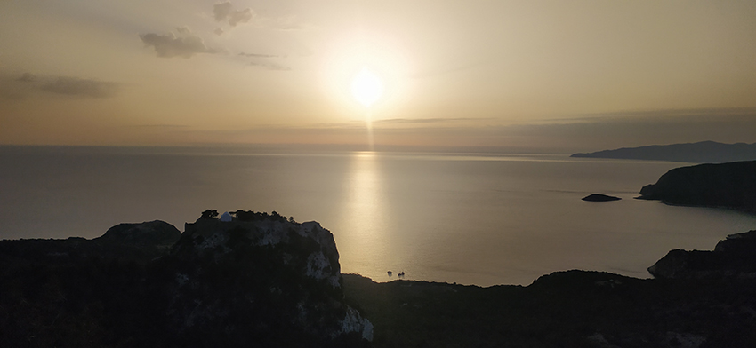 Monolithos al tramonto, Rodi, Grecia - Foto F. Fiori