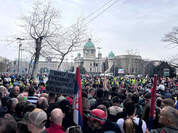 Belgrado, 15 marzo 2025 - Foto Massimo Moratti